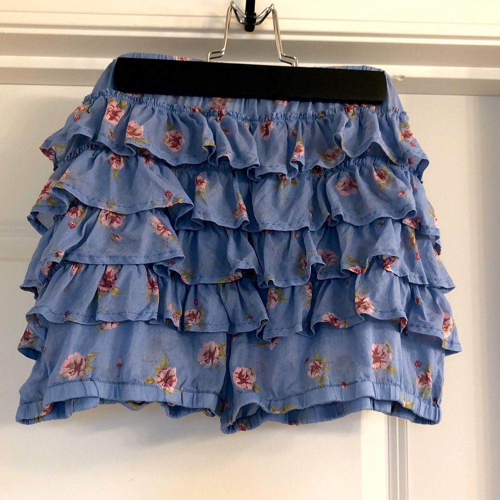 Free People Ruffle Up Bloomer Shorts - Picture 4 of 6
